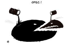 OPEC SHARES by Emad Hajjaj