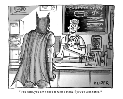 Batman Vaccinated by Peter Kuper