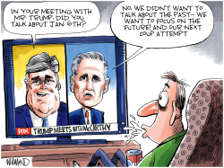 MCCARTHY KISSING THE RING by Dave Whamond