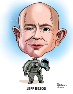 JEFF BEZOS FOR SPACE by Paresh Nath