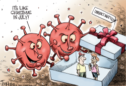 UNVACCINATED GIFT by Joe Heller