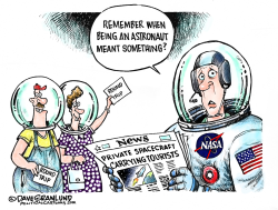 SPACE TOURISM 2021 by Dave Granlund