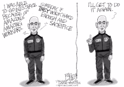 Bezos in Space by Pat Bagley