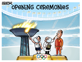 OLYMPIC OPENNING by Steve Sack