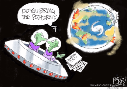 WARM OF THE WORLDS by Pat Bagley