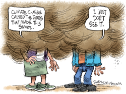 SMOKE AND CLIMATE CHANGE by Daryl Cagle