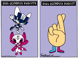2020 OLYMPICS IN 2021 by Bob Englehart