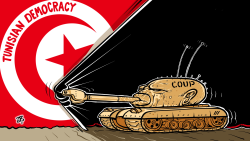 COUP IN TUNIS by Emad Hajjaj