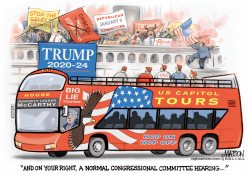 REPUBLICANS PROTEST JANUARY 6 HEARINGS by R.J. Matson
