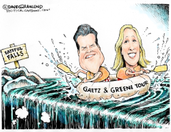 GAETZ AND GREEN TOUR by Dave Granlund