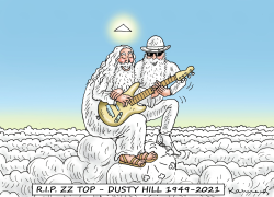 RIP Dusty Hill by Marian Kamensky