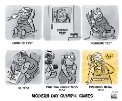 MODERN DAY OLYMPIC GAMES by Gatis Sluka
