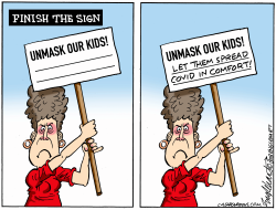 KIDS ON THE FRONT LINES by Bob Englehart