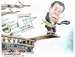 GOV CUOMO AND RESIGN DEMANDS by Dave Granlund
