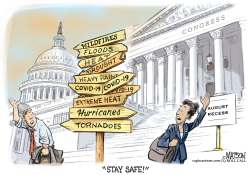 CONGRESS GOES ON AUGUST RECESS by R.J. Matson