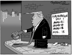 Trump August Inauguration by Bob Englehart