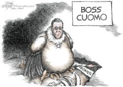 CUOMO AS VULTURE by Dick Wright