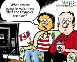 OLYMPICS OVER by Steve Nease