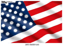 ANTI-VAXXER FLAG by Bill Day
