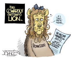 LOCAL PA - PENN STATE COWARDLY LION by John Cole