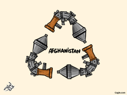 AFGHANISTAN SCENARIO by Osama Hajjaj