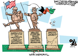 AFGHANISTAN WAR MEMORIAL by David Fitzsimmons