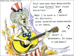 UNCLE SAM SINGS SOUR NOTES by Taylor Jones