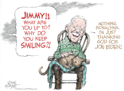 JIMMY THANKS GOD FOR JOE by Dick Wright