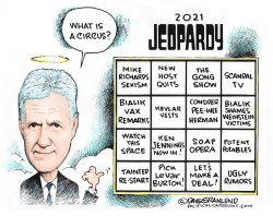 JEOPARDY NEW HOSTS CIRCUS by Dave Granlund