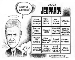 JEOPARDY NEW HOSTS CIRCUS by Dave Granlund