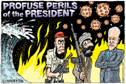 PERILS OF THE PRESIDENT by Monte Wolverton