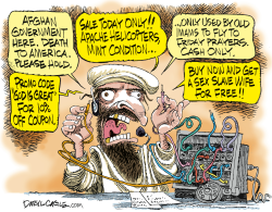 AFGHANISTAN GOVERNMENT SWITCHBOARD  by Daryl Cagle