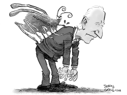 Afghanistan Drains Biden by Daryl Cagle