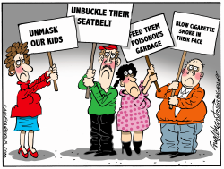 PUTTING OUR KIDS IN DANGER by Bob Englehart