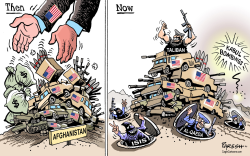 US arms in Afghanistan by Paresh Nath
