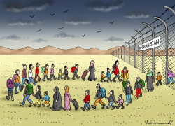REFUGEES NOT WELCOME by Marian Kamensky