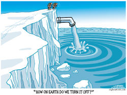 SEA LEVELS RISE AS ICE CAPS MELT- by R.J. Matson