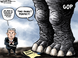 MANCHIN MACHINATIONS by Kevin Siers