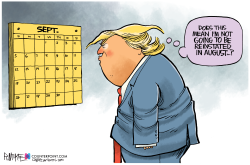 TRUMP NOT REINSTATED by Rick McKee