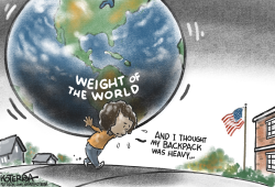 WEIGHT OF THE WORLD by Jeff Koterba