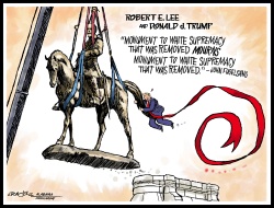 ROBERT E LEE AND DONALD J TRUMP by J.D. Crowe
