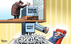 Russian election and Putin by Paresh Nath
