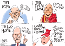 WORD FROM ON HIGH by Pat Bagley