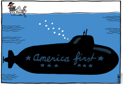 SUBMARINE PACT WITH AUSTRALIA by Schot