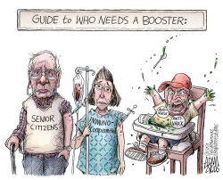 THE BOOSTER by Adam Zyglis