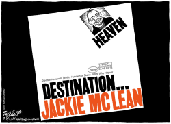 JAZZ GREAT JACKIE MCLEAN by Bob Englehart