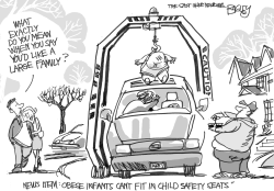 OBESE INFANT CAR SEAT by Pat Bagley