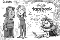 Facebook Outage Trauma by Ed Wexler