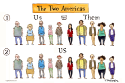 THE TWO AMERICAS by Pat Byrnes