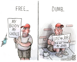 CHOICES HAVE CONSEQUENCES by Adam Zyglis